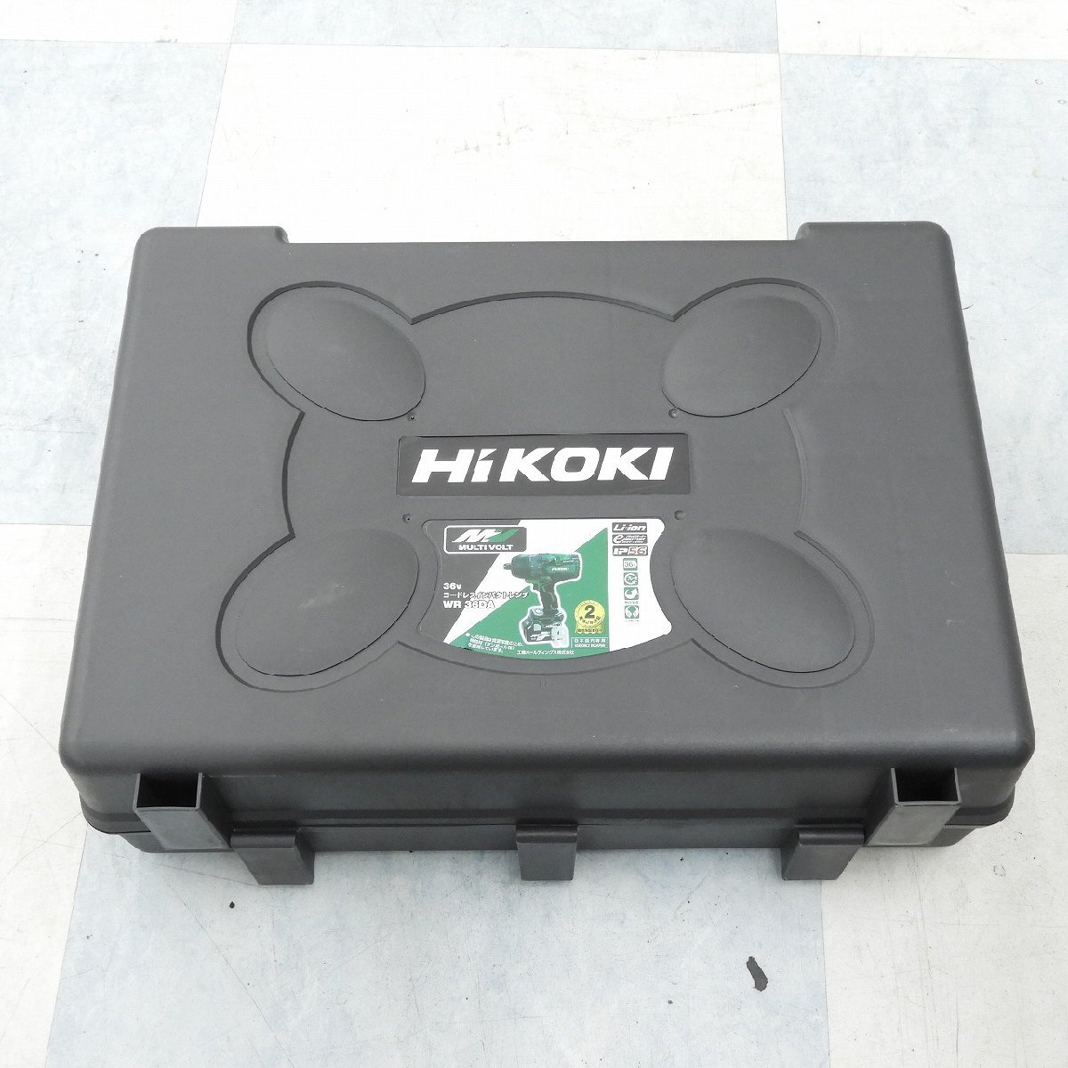 【美品】HiKOKI ハイコーキ コードレスインパクトレンチ WR36DA 36V 2.5Ah 989121007 1103_画像9