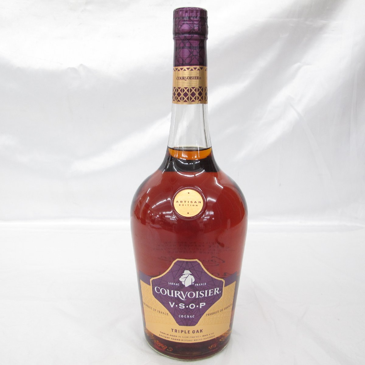 1円～【未開栓】COURVOISIER クルボアジェ VSOP トリプルオーク アルチザン エディション ブランデー 700ml 40％ 箱あり 11392428 1101_画像2