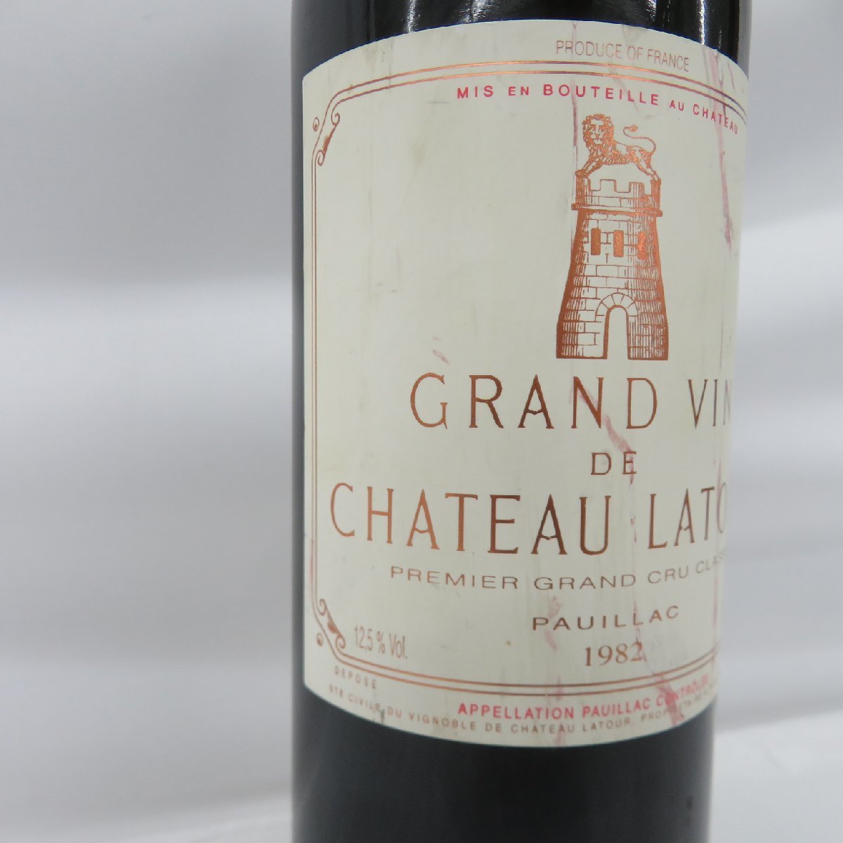 【未開栓】Chateau Latour シャトー・ラトゥール 1982 赤 ワイン 750ml 14%未満 11412725 1102_画像3