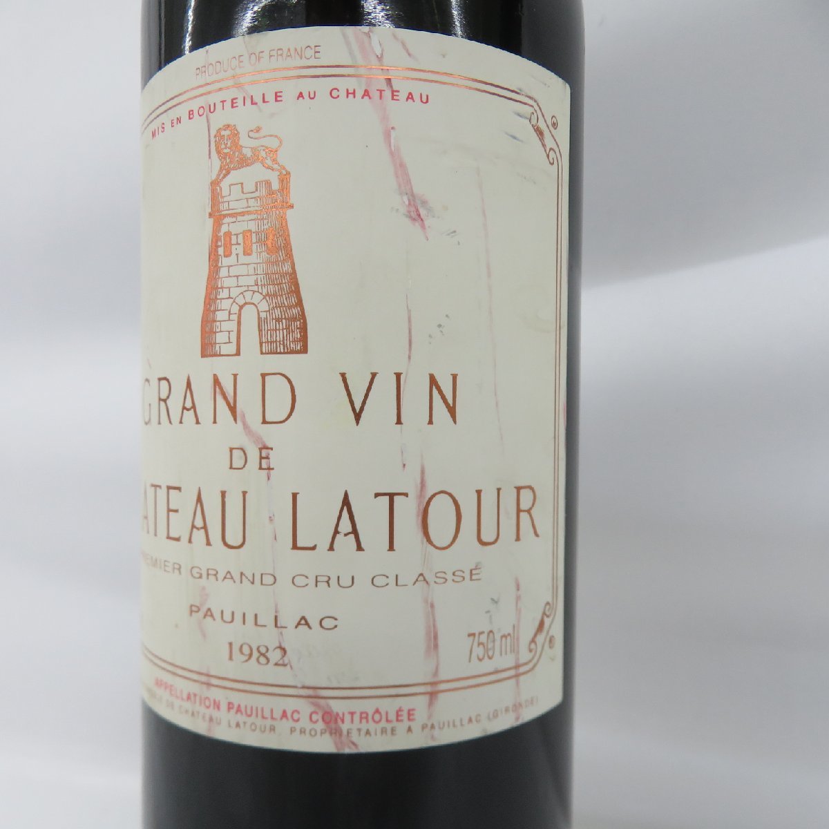 【未開栓】Chateau Latour シャトー・ラトゥール 1982 赤 ワイン 750ml 14%未満 11412725 1102_画像4