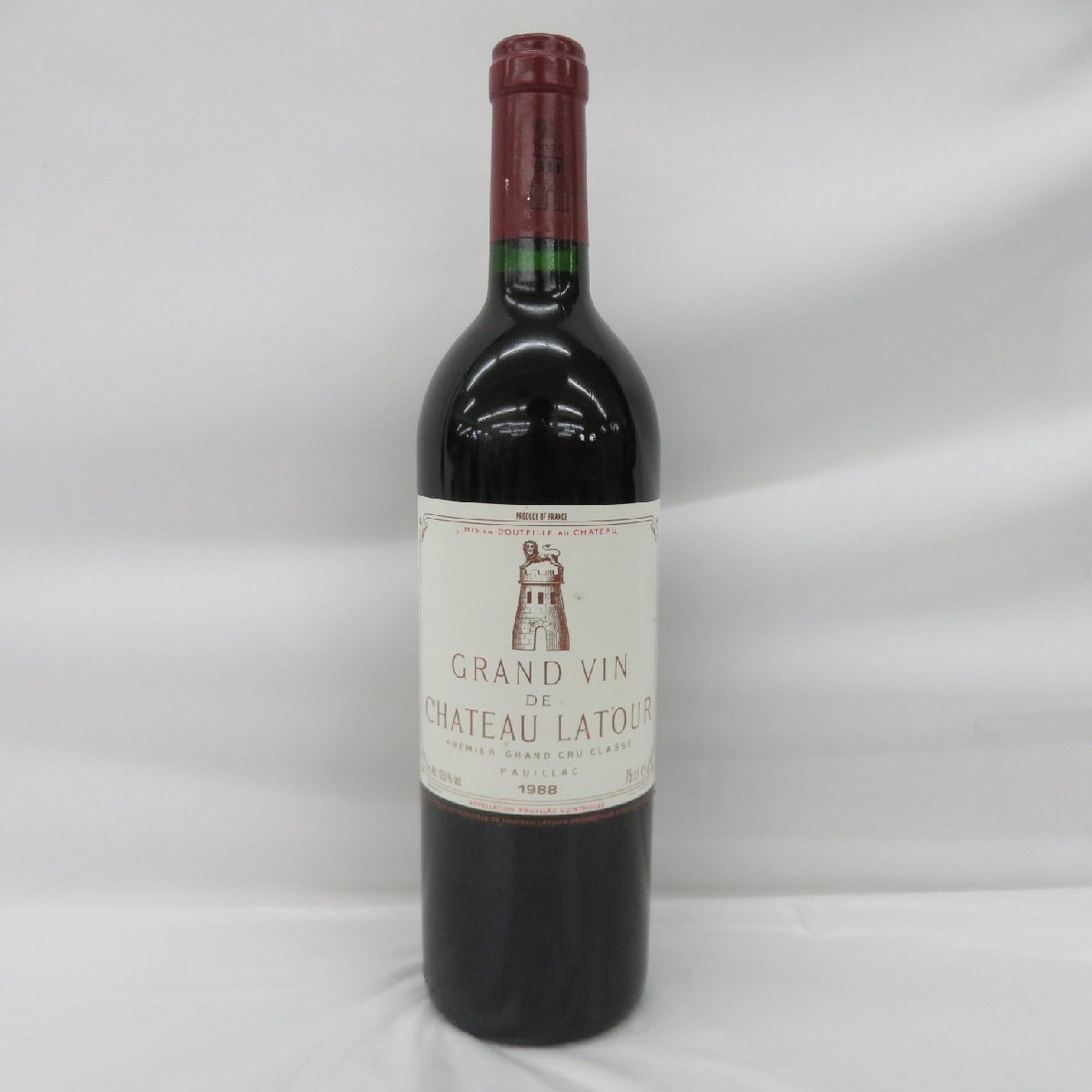 【未開栓】Chateau Latour シャトー・ラトゥール 1988 赤 ワイン 750ml 12.5% 11410593 1102_画像1