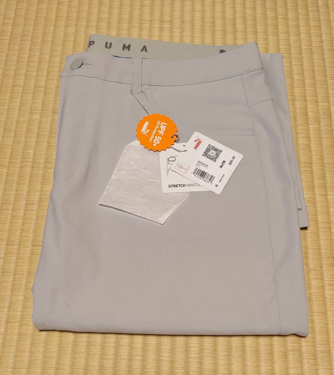 送料無料! 新品タグ付き 米国直輸入 Puma Jackpot 5 Pocket Pants Size 34W 30L Color High Rise_画像2