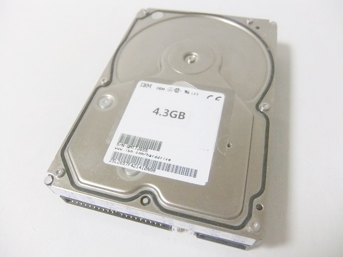 希少【保証付】NEC製 PC-9821用内蔵3.5インチHDD IDE 4.3GB 信頼の有名メーカー製HDD 保証付 予備やバックアップに 動作確認済 保証つき_画像1