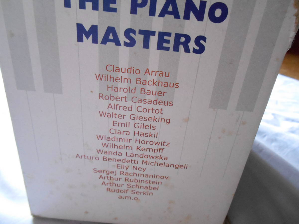 老蘇　 CD　「 名匠ピアニスト（ THE PIANO MASTERS ）」：CD40枚／ピアニスト別の作品集　～　コルトー／シュナーベル／バックハウス…_画像6