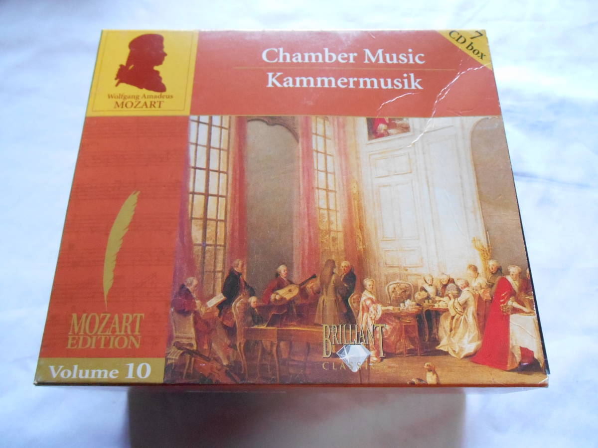 老蘇　 CD　＜10＞ モーツァルト　「 MOZART EDITION　◇　Ｖolume 10　◇　Chamber Music / Kammermusik 」：７CD_画像1