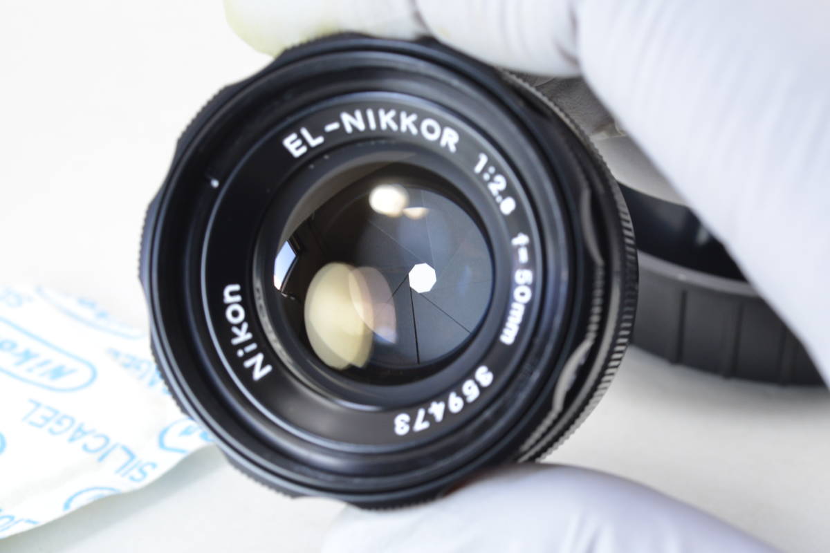 [eco.] Nikon NIKON EL-NIKKOR 50mm F2.8 no.359473 case attaching discount ... lens 