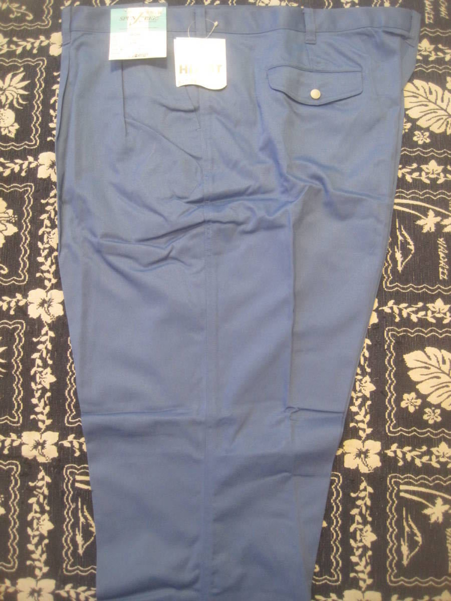 W115* autumn winter high quality work trousers royal blue Gold coupon ., tax included 896 jpy.