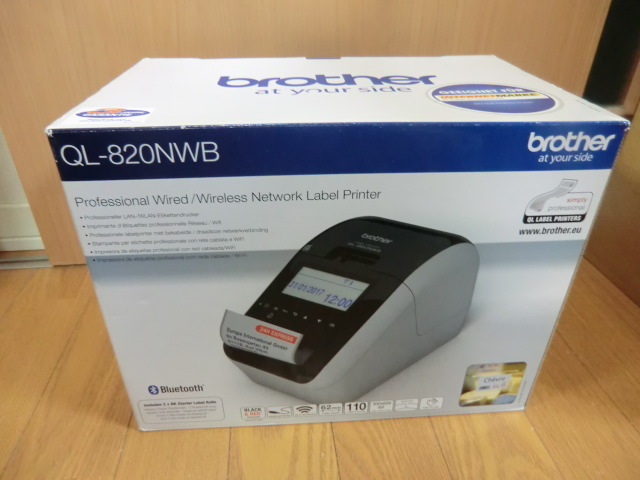 ブラザー　ラベルプリンター QL-820NWB 平行輸入品