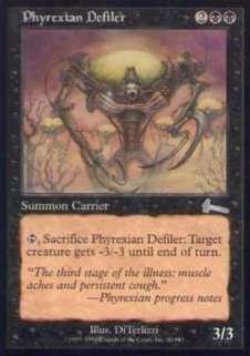 027070-002 UL/ULG ファイレクシアの汚染者/Phyrexian Defiler 英1枚_画像1