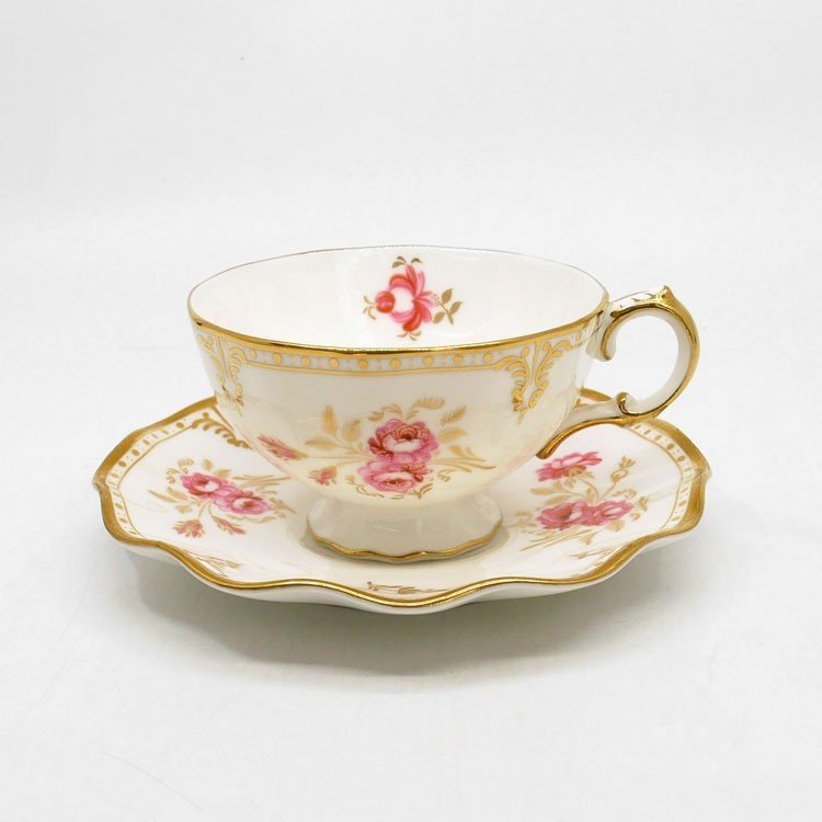 正規品 ● ロイヤルクラウンダービー ROYAL CROWN DERBY ピンクストンローズ ティーカップ&ソーサー ボーンチャイナ 金彩 英国 B ティーカップ 正規品 ● ロイヤルクラウンダービー ROYAL CROWN DERBY ピンクストンローズ ティーカップ&ソーサー ボーンチャイナ 金彩 英国 B ティーカップ