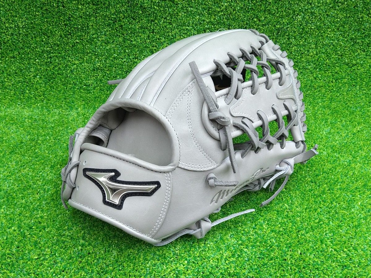 ◆刺繍無料◆ ミズノ MIZUNO 軟式用 ミズノプロ A51 グレー 内野手用 グラブ袋付 イチロー 1AJGR29003