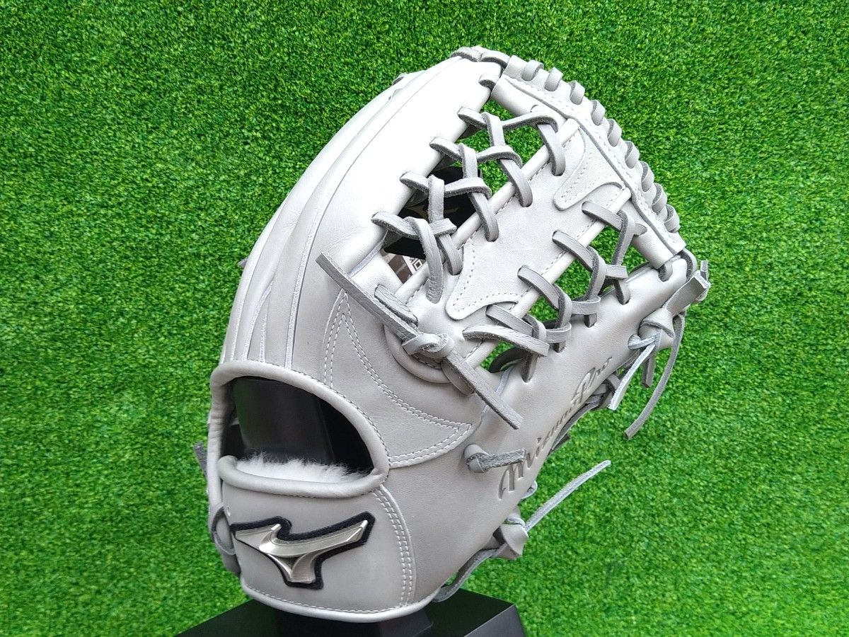 ◆刺繍無料◆ ミズノ MIZUNO 軟式用 ミズノプロ A51 グレー 内野手用 グラブ袋付 イチロー 1AJGR29003