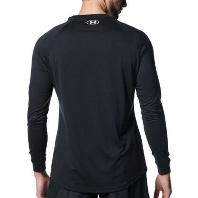 新品未使用　アンダーアーマー ベースボール　Tシャツ UA テック ロングスリーブ　Lサイズ　ブラック_画像2