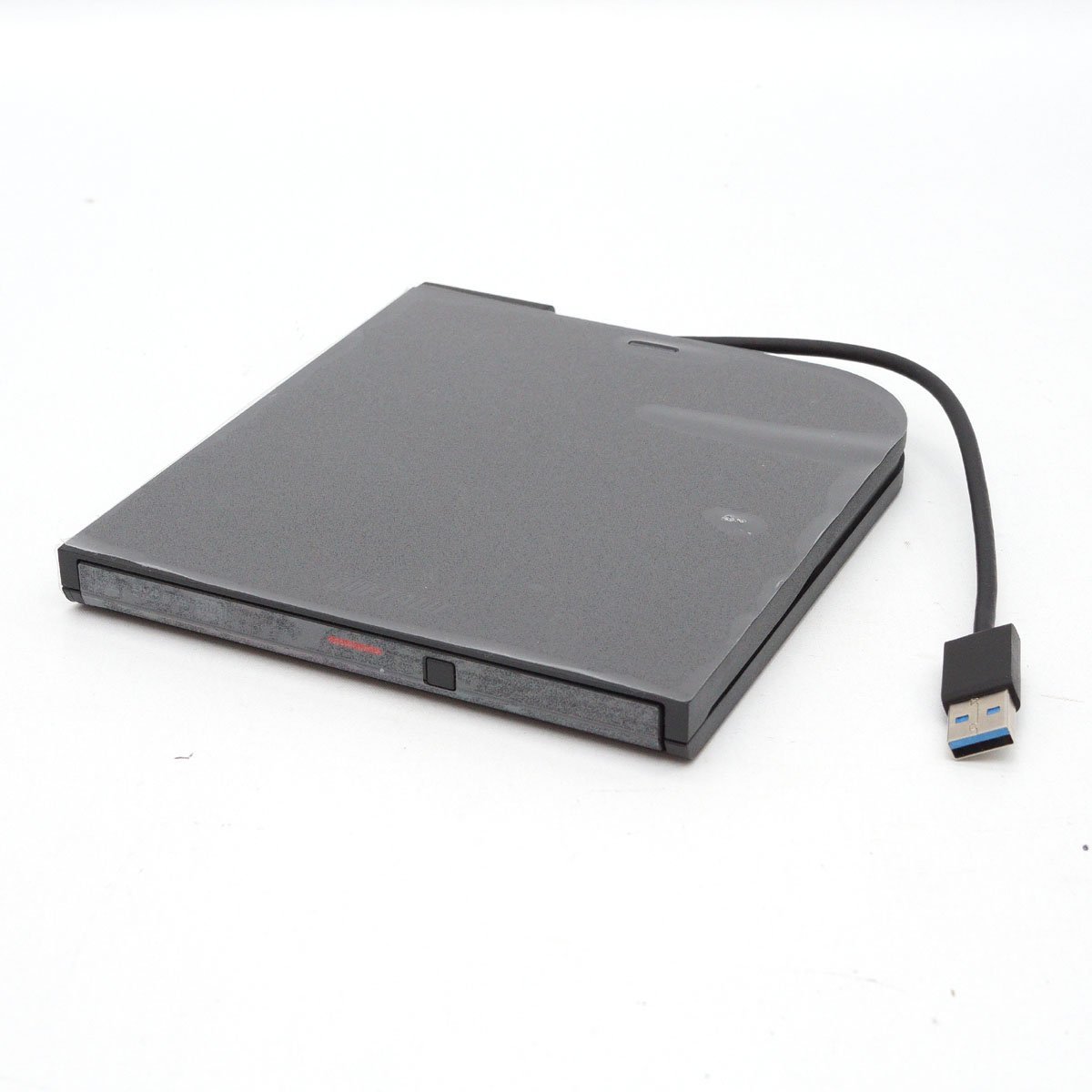 【美品】BUFFALO ポータブルDVDドライブ DVSM-PTV8U3 ブラック USB3.2(Gen1)/USB2.0 CD/DVD 12cm/8cmメディア対応 本体のみ [H800283]_画像1