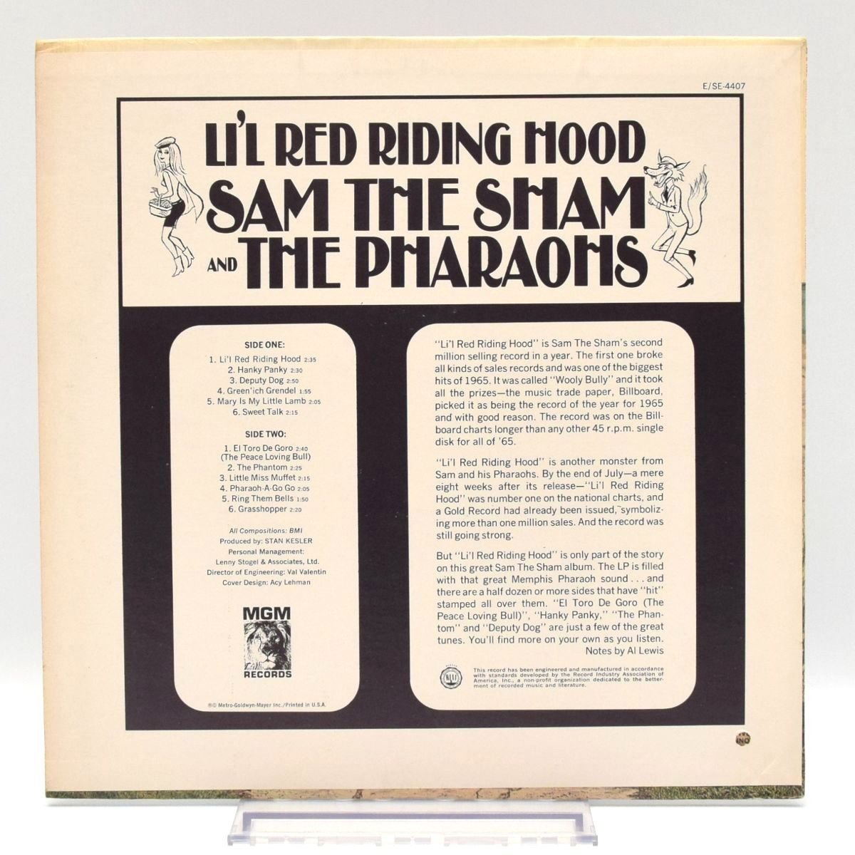 【LPレコード】 LI'L RED RIDING HOOD SAM THE SHAM & THE PHARAOHS E-4407 サム・ザ・シャム&ザ・ファラオズ [S206700]_画像2
