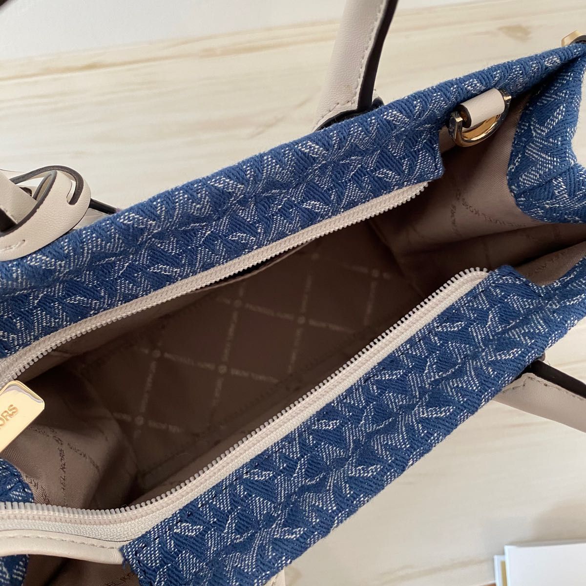 新品 MICHAEL KORS マイケルコース ショルダーバッグ デニム 新品 MICHAEL KORS マイケルコース ショルダーバッグ デニム