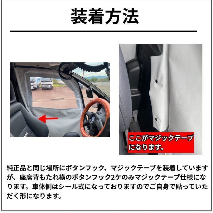 【トヨタ　コムス】キャンパスドア　左右セット ★エステル帆布★ 車体にピッタリ！電気自動車　EV_画像7