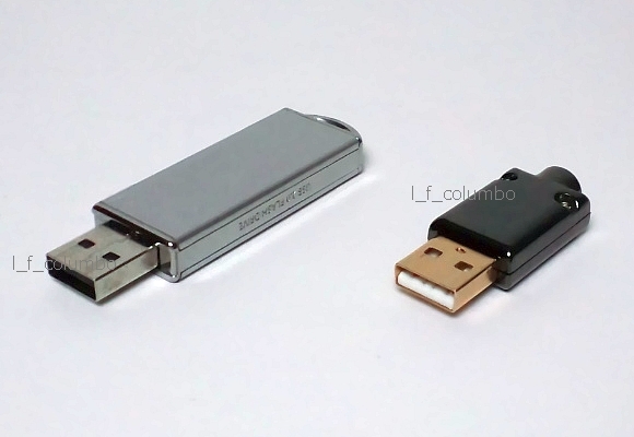 USB パワーコンディショナー 小型版 YG色 2個セット 自作品 ★ USBコンディショナー ターミネーター USBターミネータ ノイズクリーナー ★_参考写真