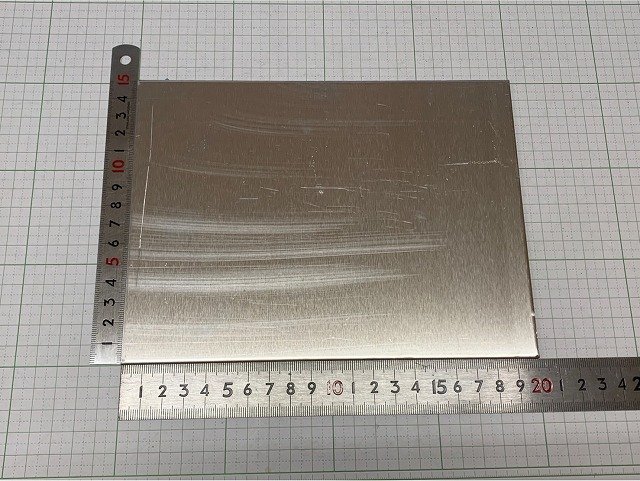 【20枚セット】アルミ合金　A3004　アルミ板　端材 200×150×2.5mm 　複数枚対応可能【送料お届け地域別】《200-150-2.5set》_画像2