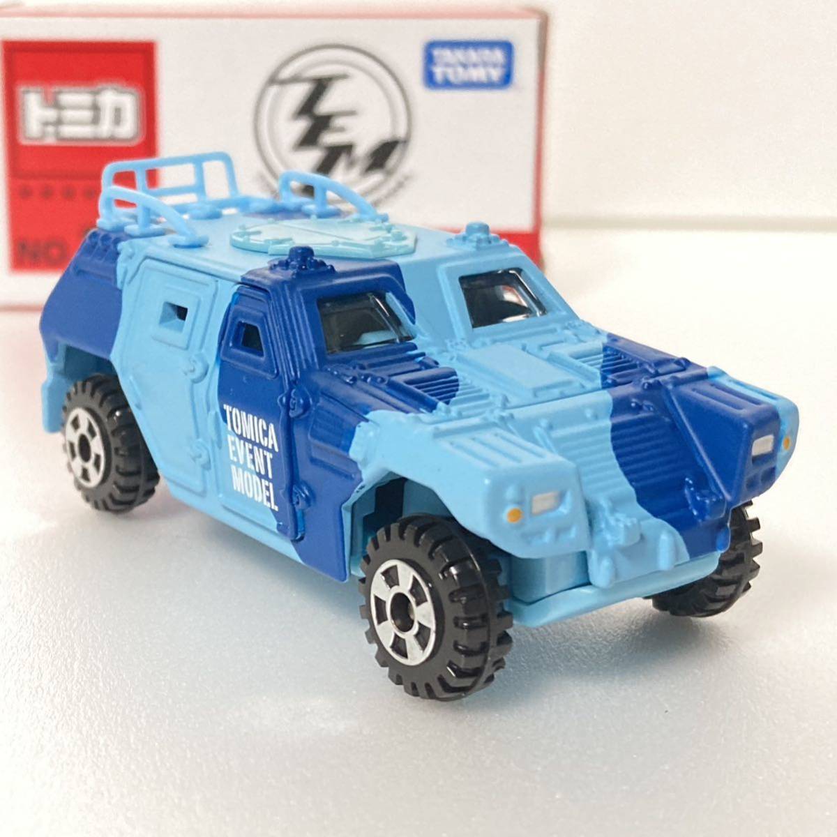 ▽ トミカ イベントモデル2014年 (No.26) 軽装甲気動車 ブルーカモフラージュ トミカ博 TOMY タカラトミー_画像5