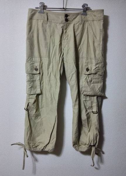 jjyk4-760 CECILMcBEE lady's pants cropped pants beige M