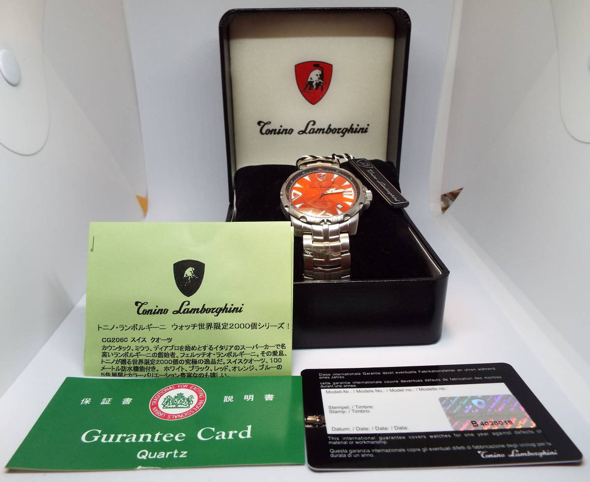 新品・未使用腕時計イタリア製世界限定2,000本Conino Lamborgini－日本