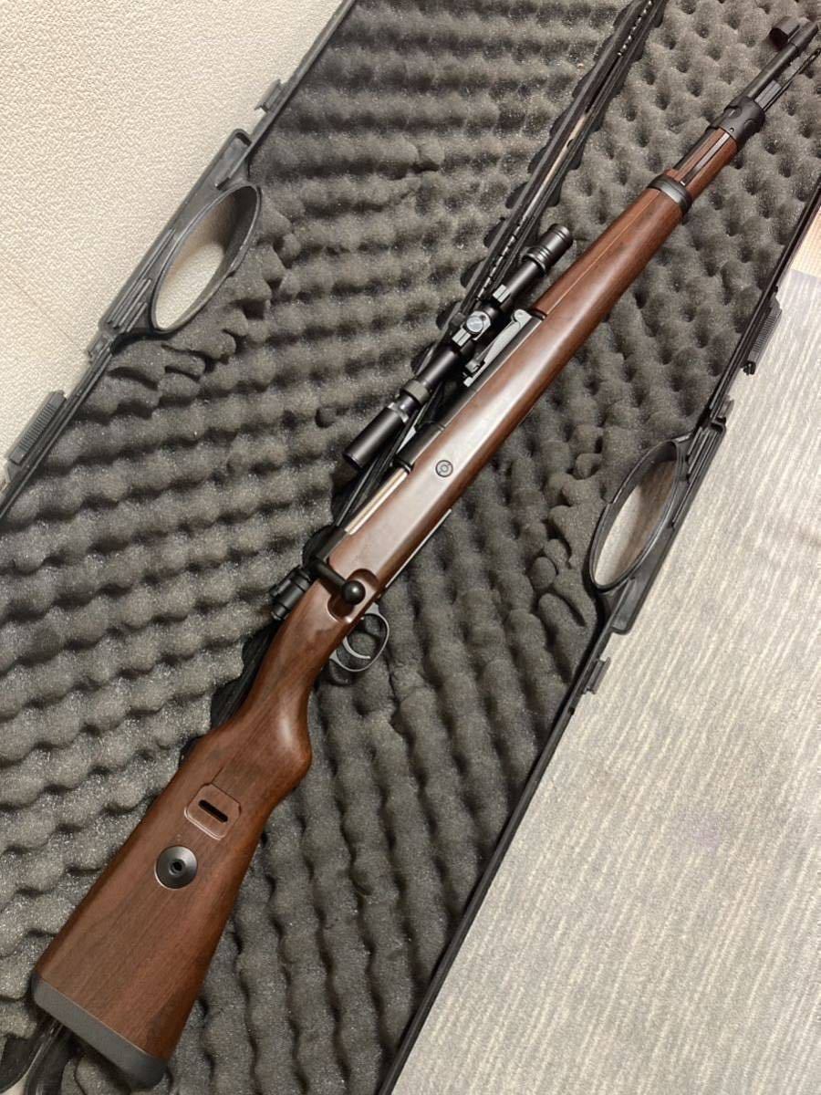 【50mで30cmを狙えるkar98k】【98円スタ】SNOW WOLF モーゼルkar98k フェイクウッド ロングレンジカスタム【VSR-10を軽く凌ぐ実射性能！】_画像1