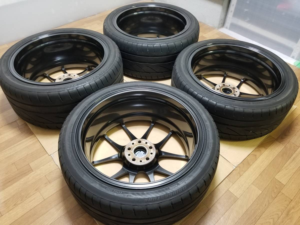 【超美品】18インチ 8J +45 & 9J +45 PCD100 BBS RF RF515 RF520 BRZ 86 ZC6 ZN6 STI GDB レガシィ プリウス カローラスポーツ GTI CT200hの画像8