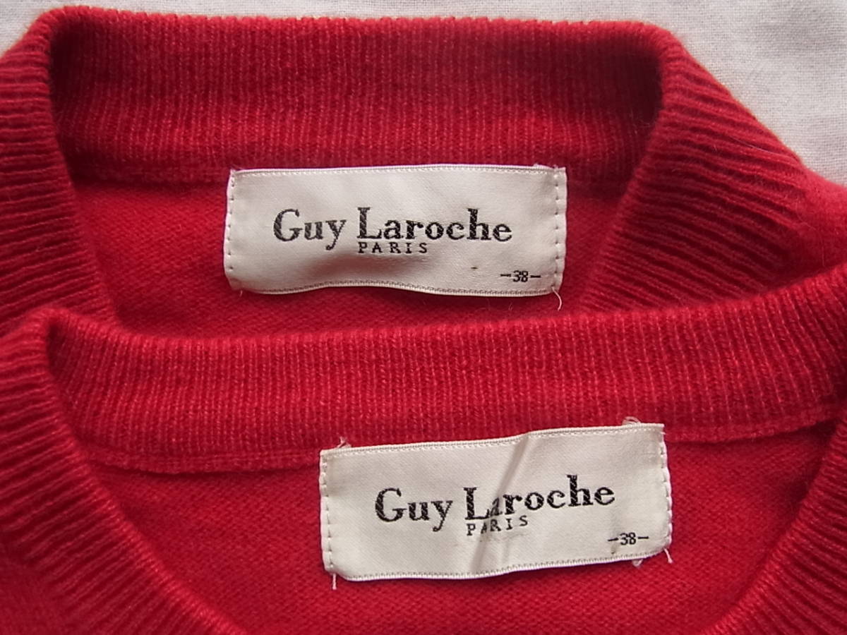 Guy Laroche ギ・ラロッシュ　カシミヤ100% ツインニット（アンサンブル）　サイズ 38