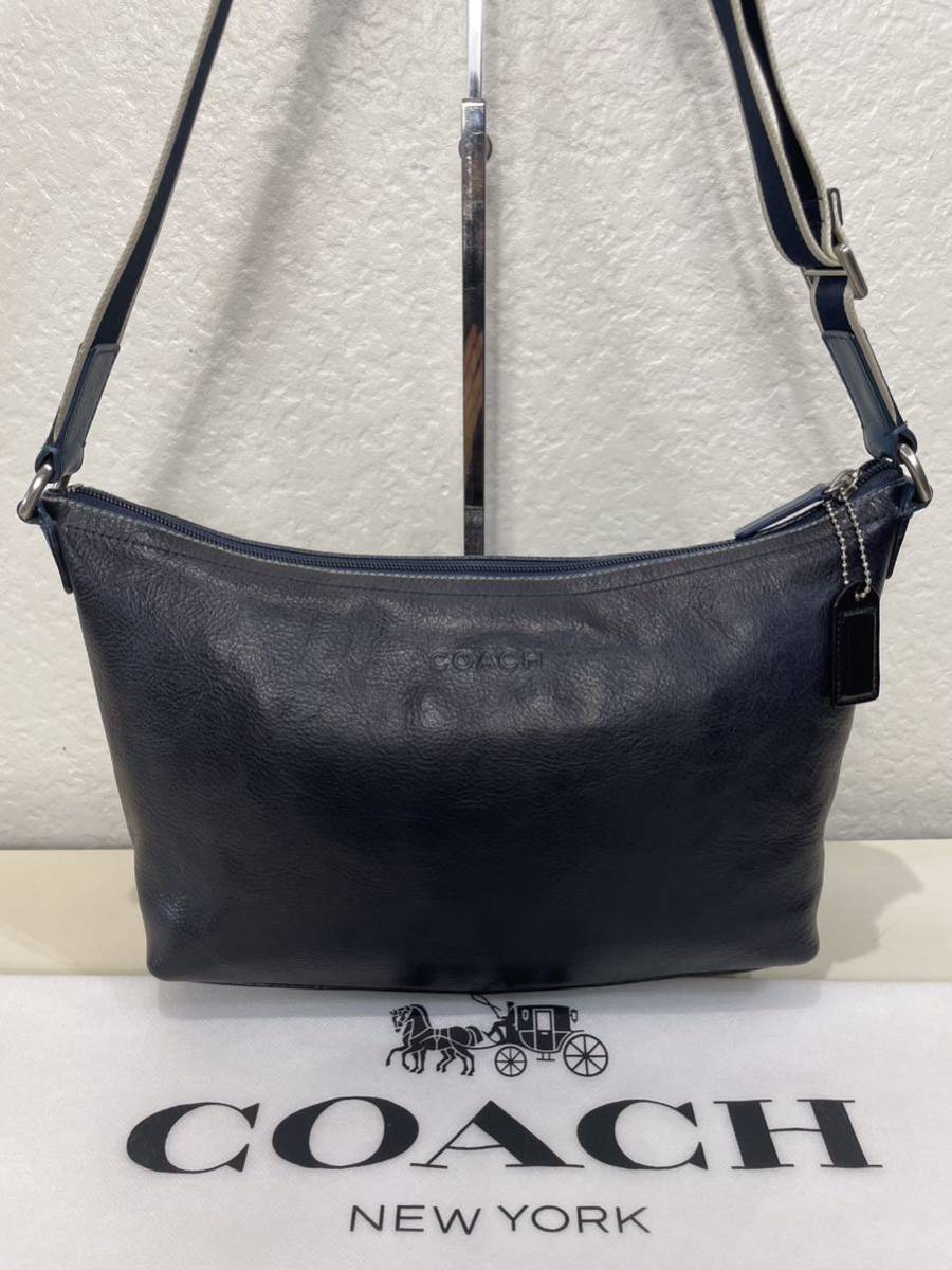 消費税無し 【格安】コーチ メンテ済み COACH メンズ ビジネス レザー