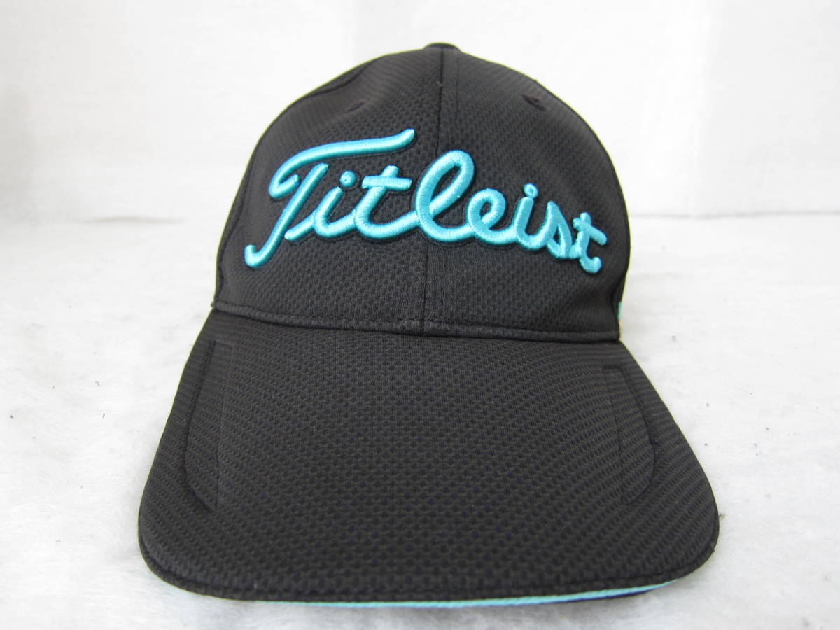 TITLEIST（タイトリスト）　ゴルフ 多機能ツアーキャップ (HJ0CAR)　黒水　フリー 57～59㎝　 　 遮熱・UVカット・クーリング効果　ok2310D_画像1