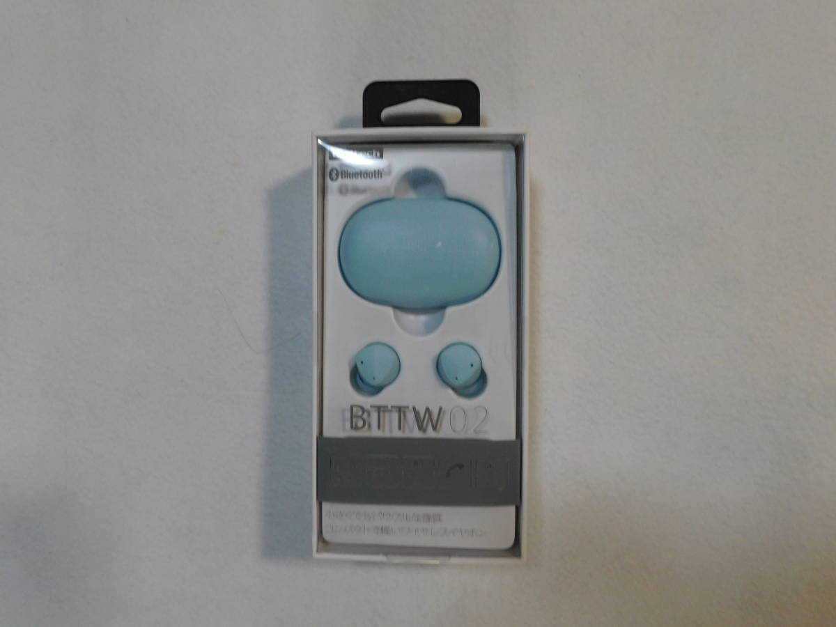 オウルテックの完全ワイヤレスイヤホンBTTW02ーBL（パウダーブルー ）８５０円の画像2