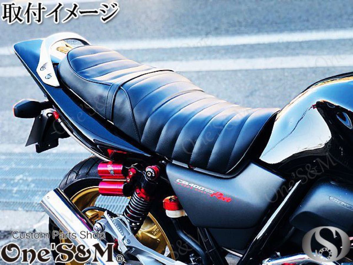 CB400SF NC39 NC42用 タックロールシート シートベルト 金具付き