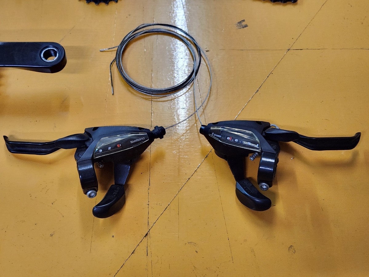 シマノ コンポ セット 3x8速 (SHIMANO クランク BB ディレイラー シマノ コンポ セット 3x8速 (SHIMANO クランク BB ディレイラー
