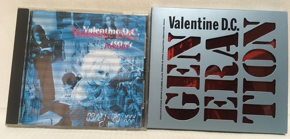 Valentine D.C.*CD album 2 pieces set [paroti][GENERATION]* Valentine D.C.* curtain call 