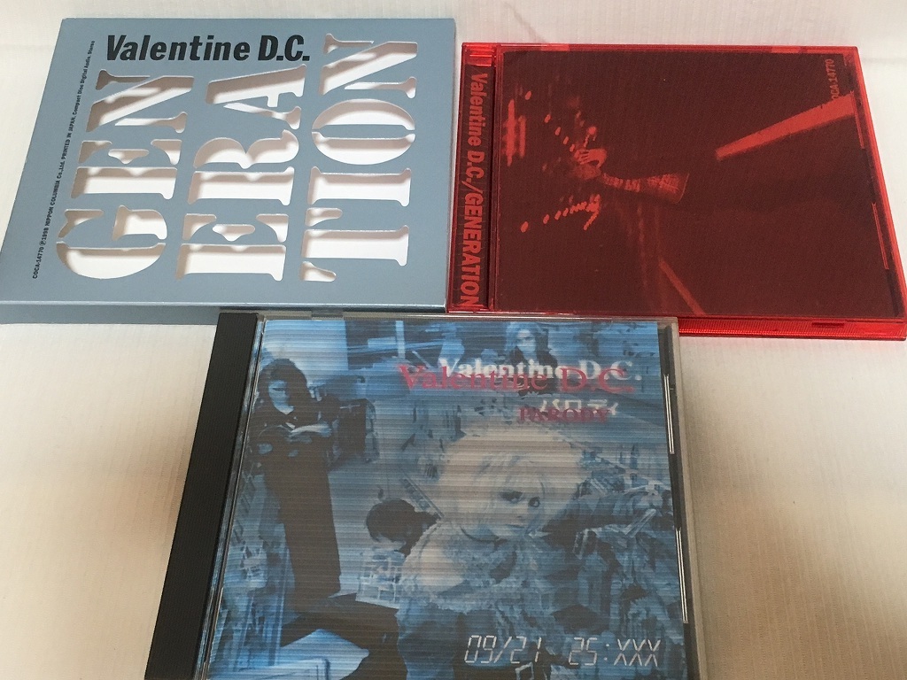 Valentine D.C.*CD album 2 pieces set [paroti][GENERATION]* Valentine D.C.* curtain call 