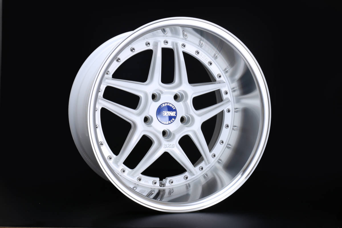 ヤバKING GHOST ブチSPOKE(ゴーストブチスポーク）18×9.5J (＋5）5/114.3 SBC 1～4本ばら売り【326POWER】1ピースホイール即決 _画像5