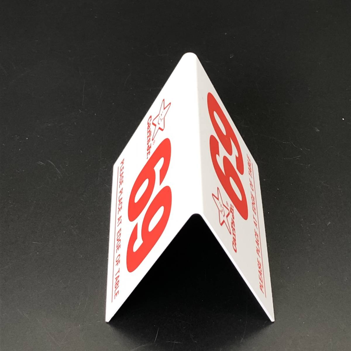 【 非売品 レア 】 Carl's Jr カールスジュニア テーブルナンバー 『 69 』 シボレー ローライダー インパラ チカーノ アメリカン
