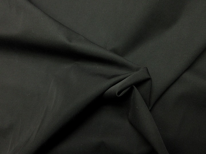 綿100 綾織 光沢 高級感有 スーツ 薄地 巾143cm 長5m 黒 [f729]_画像5