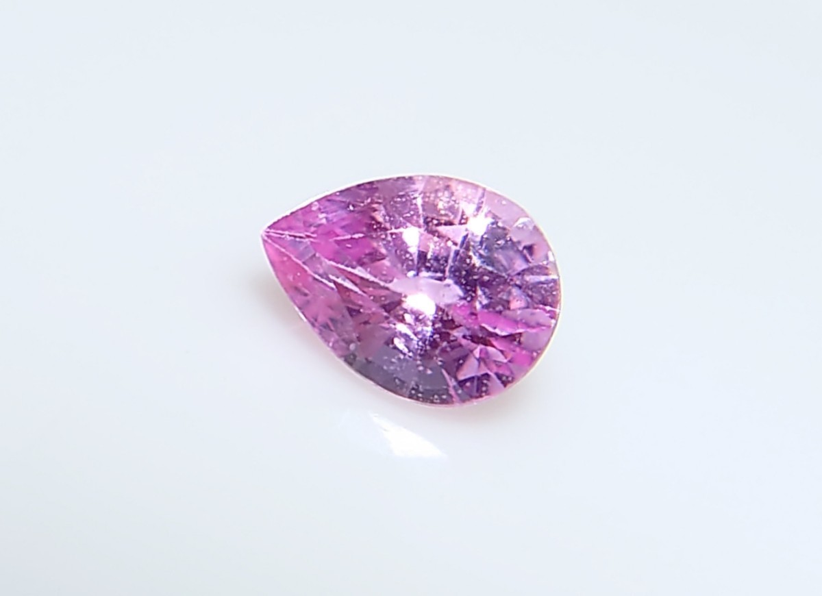 極美品！　パパラチャサファイア　0.425ct ソーティング付　ルース（LA-6453）