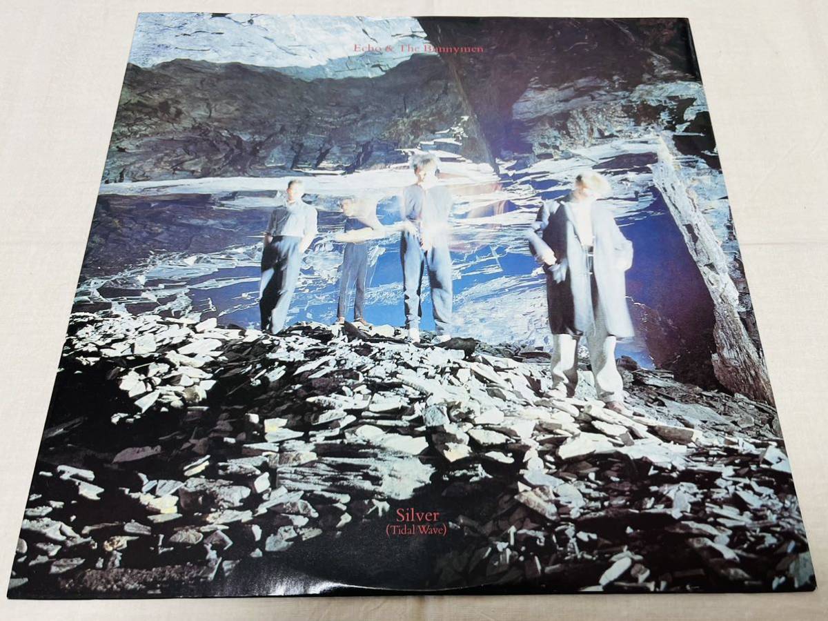 ECHO AND THE BUNNYMEN★SILVER(tidal wave)★KOW34T★12インチ★UK盤★damont刻印★angels and devils★ニューウェーブ★ネオサイケの画像1
