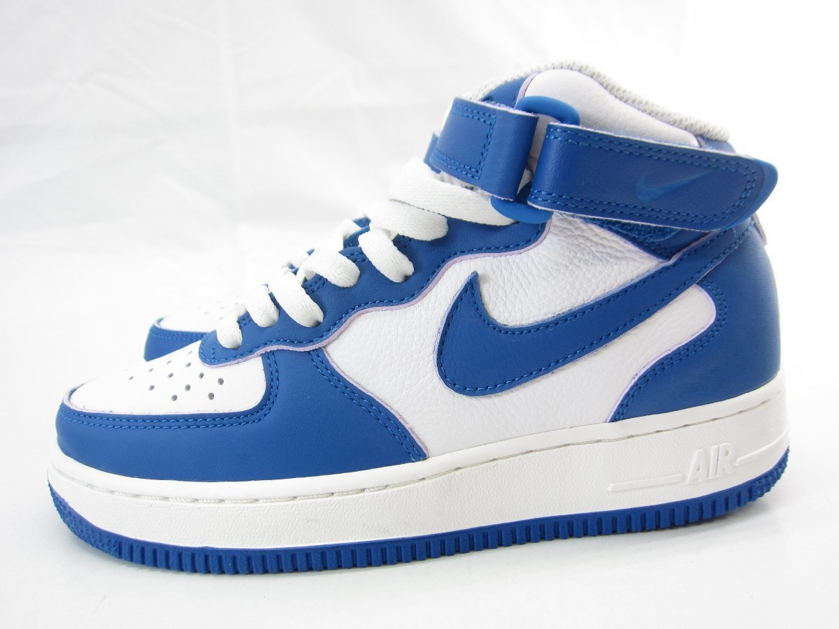 NIKE ナイキ WMNS AIR FORCE 1 '07 MID DX3721-100 23.5cm スニーカー 靴 ◎UT10395_画像3