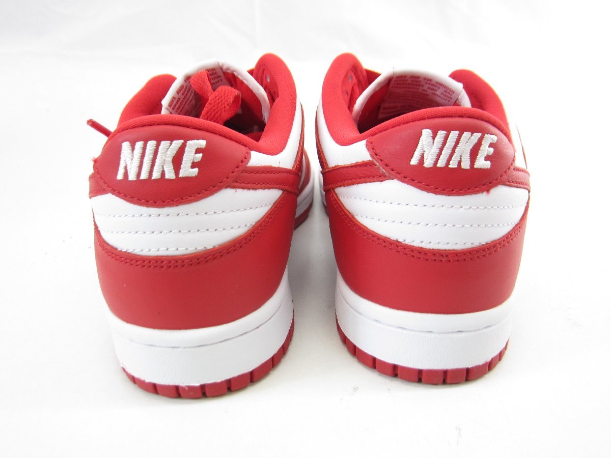 NIKE ナイキ DUNK LOW SP WHITE UNIVERSITY RED CU1727-100 27.0cm スニーカー 靴 ◎UT10420_画像4