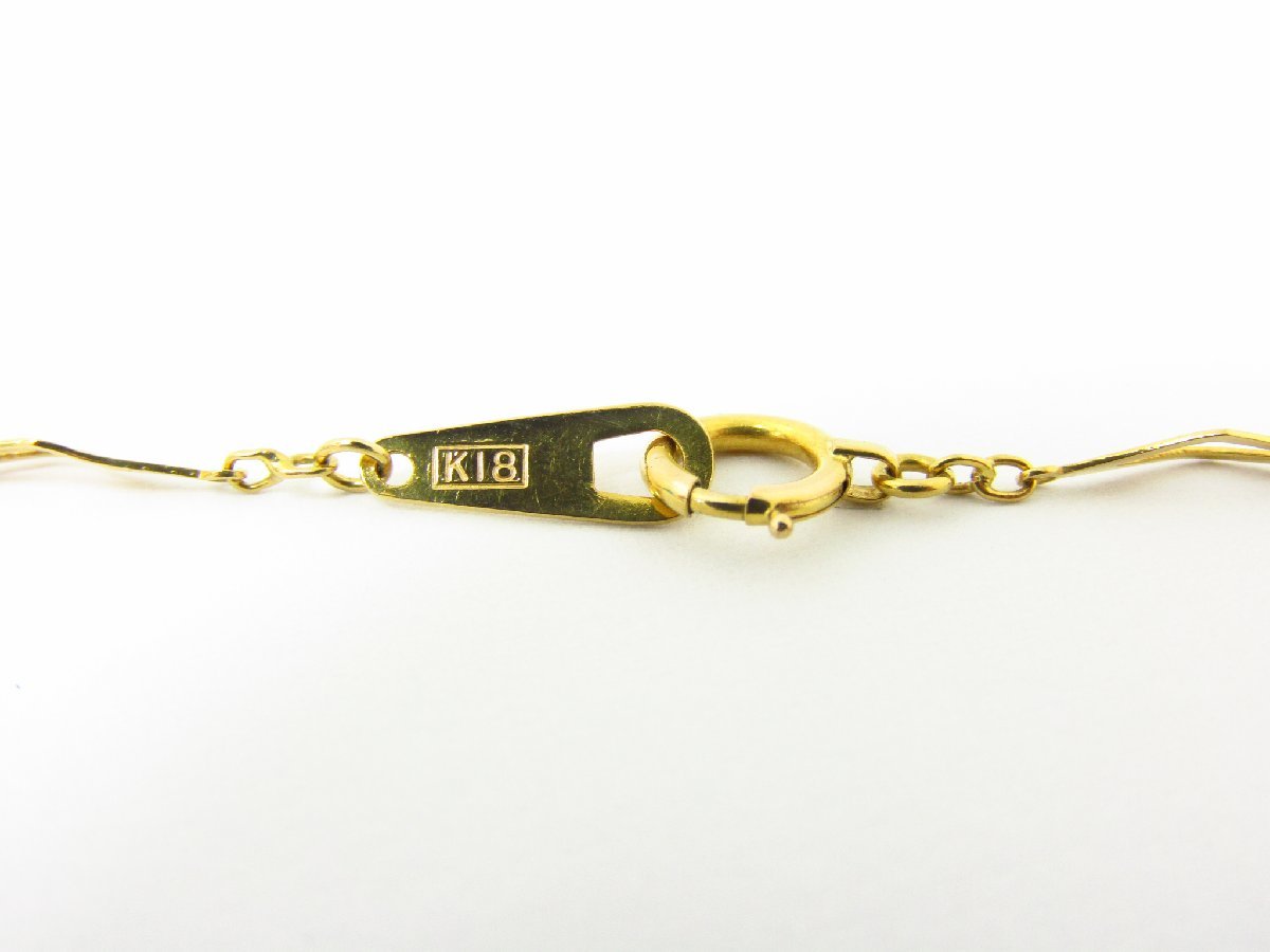 K18 金 ゴールド ネックレス 約40cm 約3.2g ▽AC24319-