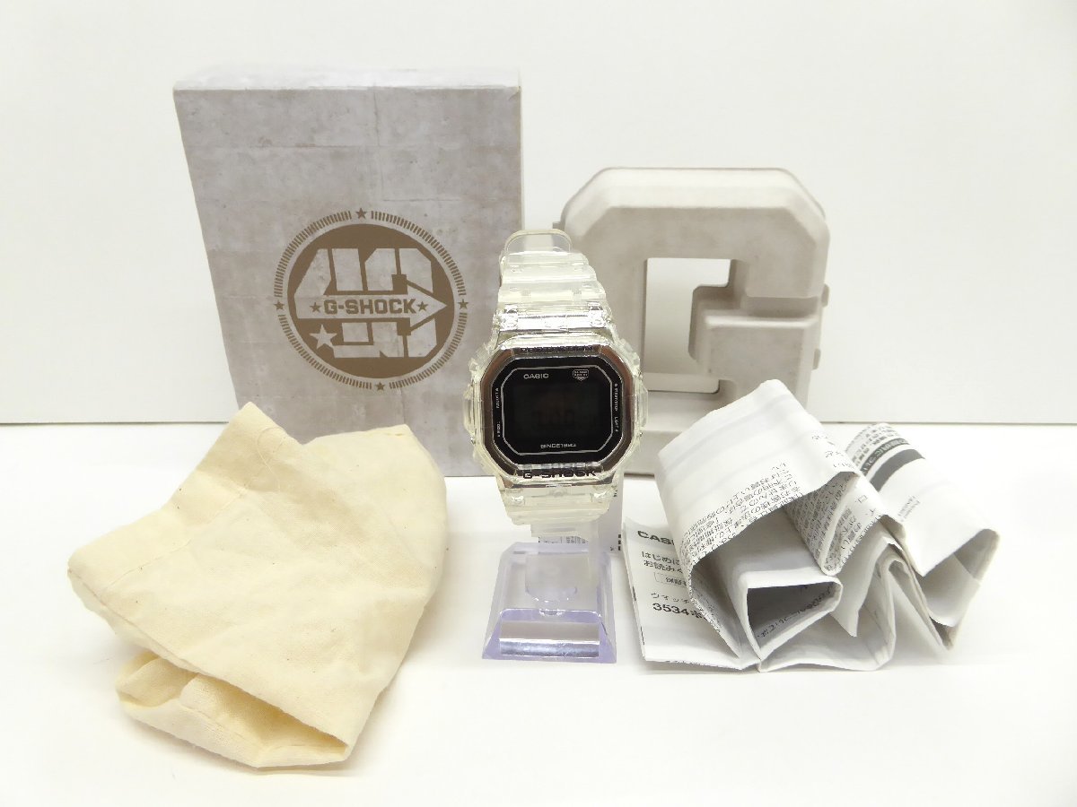 美品 CASIO カシオ G-SHOCK DW-5040RX 40周年限定モデル クォーツ 腕時計 △WA5830