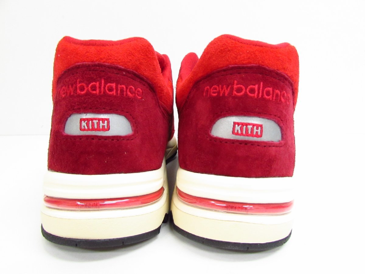 KITH × NEW BALANCE ニューバランス CM1700 TORONTO ROCOCCO RED / CM1700KR SIZE:US 10 1/2 スニーカー 靴 ≡SH6851_画像5