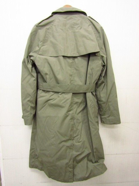 US.ARMY トレンチコート ミリタリーロングジャケット 8405-01-504-8829 SPE1C1-19-D-1147 SIZE:42L ⊥FG6648_画像2