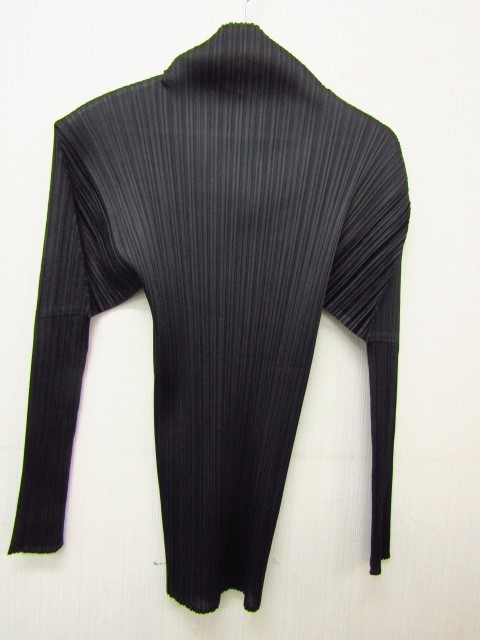 PLEATS PLEASE プリーツプリーズ ISSEY MIYAKE 長袖カットソー PP04-JK604 プリーツ加工 SIZE:4 ⊥FL878_画像2