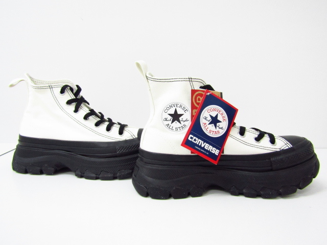 CONVERSE コンバース ALL-STAR TREKWAVE HI WHITE/BLACK 31309820 SIZE:24.0cm ▼SH6807_画像4