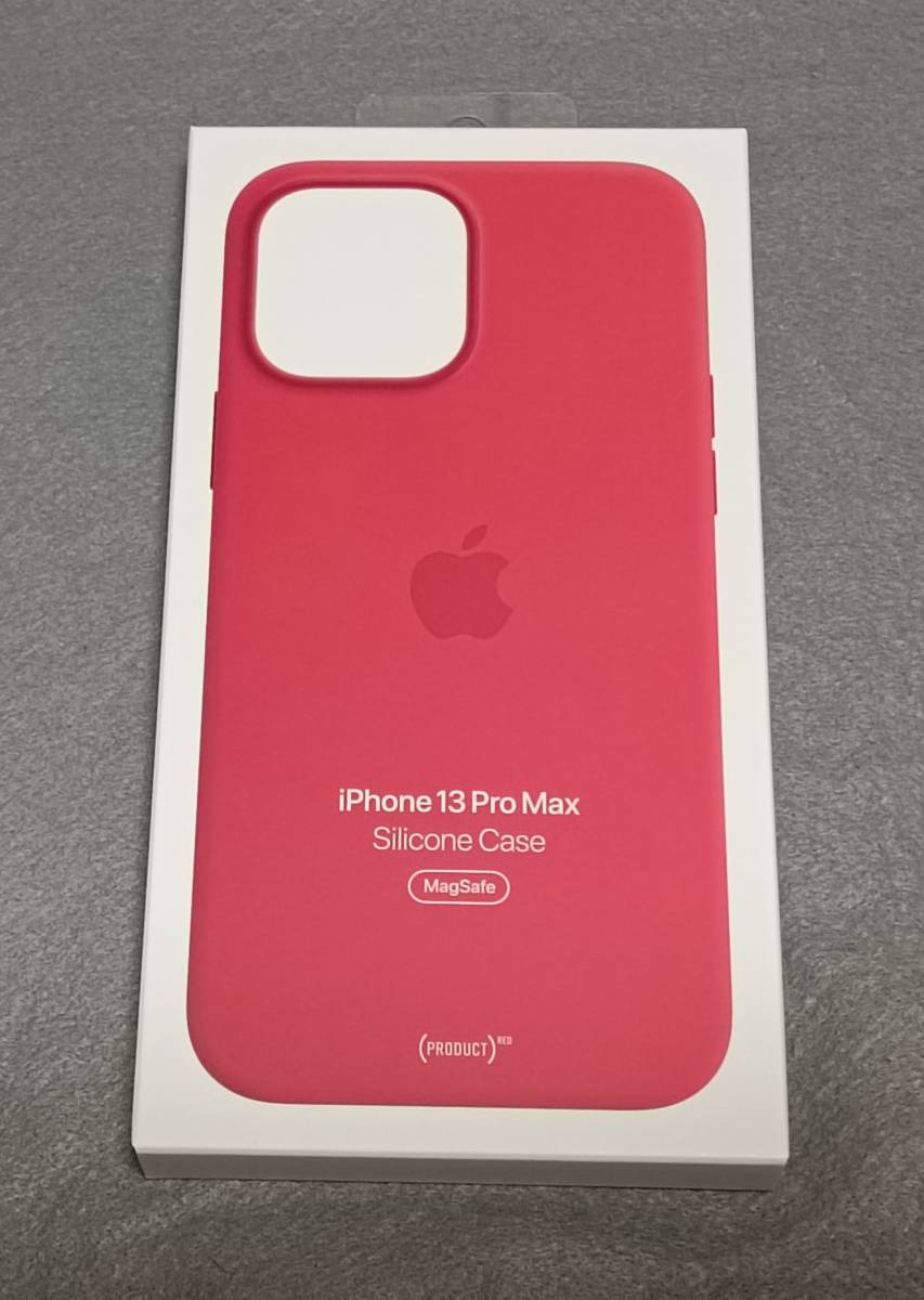 送料無料 Apple純正品 iPhone 13 Pro Max シリコーンケース レッド MM2V3FE/A_画像2